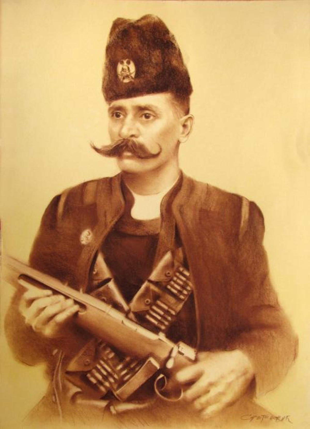 Portrait of a soldier