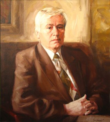 Portrait of Mr. Stefanovic, rector