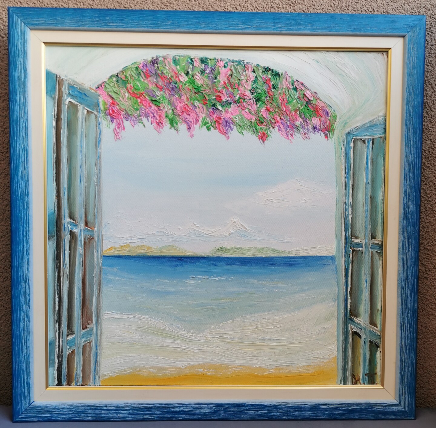 Sea view door