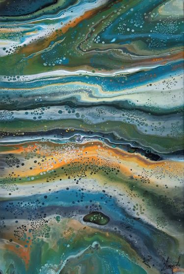 Abstraction - Metamorphosis 084 FC - 40cm x 60cm,  by Čokulov Zoran