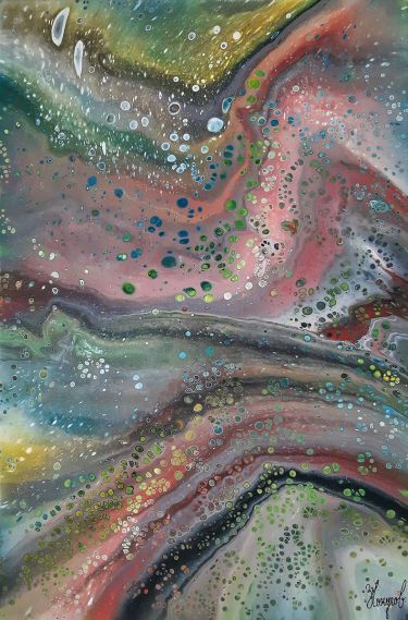 Abstraction - Metamorphosis 085 FC - 40cm x 60cm,  by Čokulov Zoran