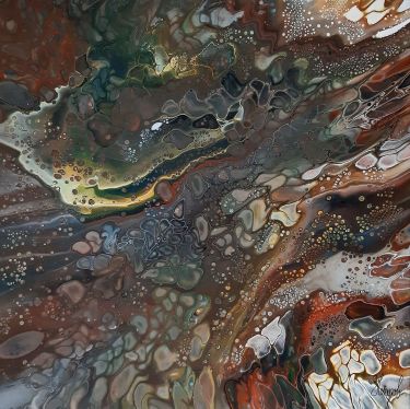 Abstraction - Metamorphosis 099 FC - 50cm x 50cm,  by Čokulov Zoran