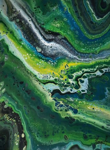 Abstraction - Metamorphosis 106 FC - 30cm x 40cm,  by Čokulov Zoran