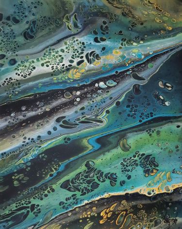 Abstraction - Metamorphosis 93 FC - 40cm x 50cm,  by Čokulov Zoran