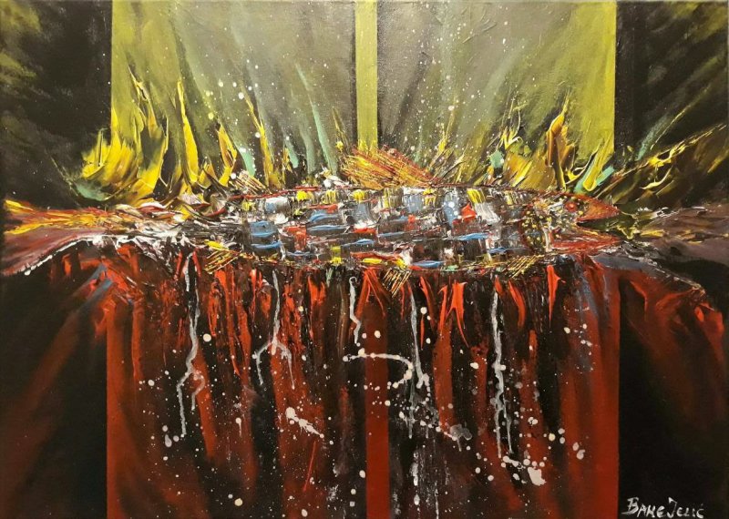 fish, Painting Jelic Bane