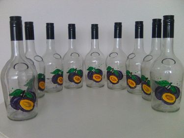 Brandy bottles