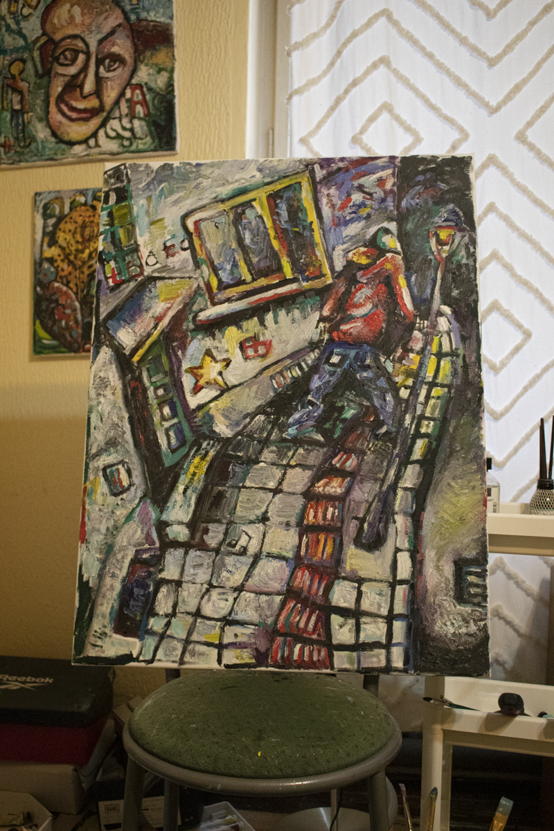 Trotoar, Painting Jovanovic Filip