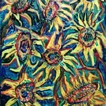 8 sunflowers