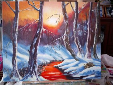 Winter,  by Stevanović Rada