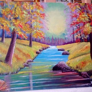 Autumn creek,  by Stevanović Rada
