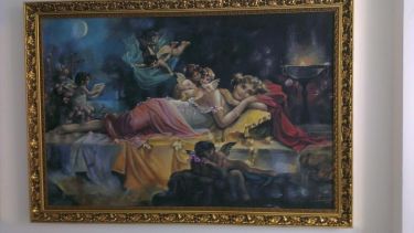 Woman Surrounded by Angels,  by Savić Svetlana
