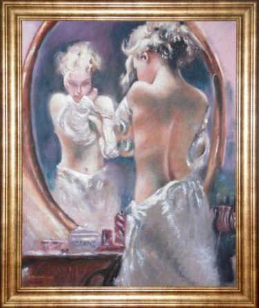 Lady in front of the Mirror - 2,  by Savić Svetlana