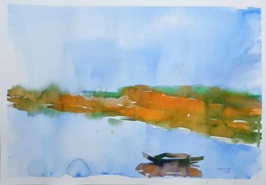 Autumn in a river-1 by Novakov Goran