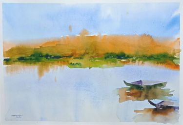 Autumn in a river-2 by Novakov Goran