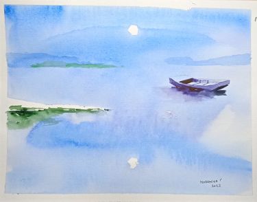 Blue night by Novakov Goran