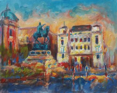 Beograd,Trg Republike by Radivojevic Aleksandar