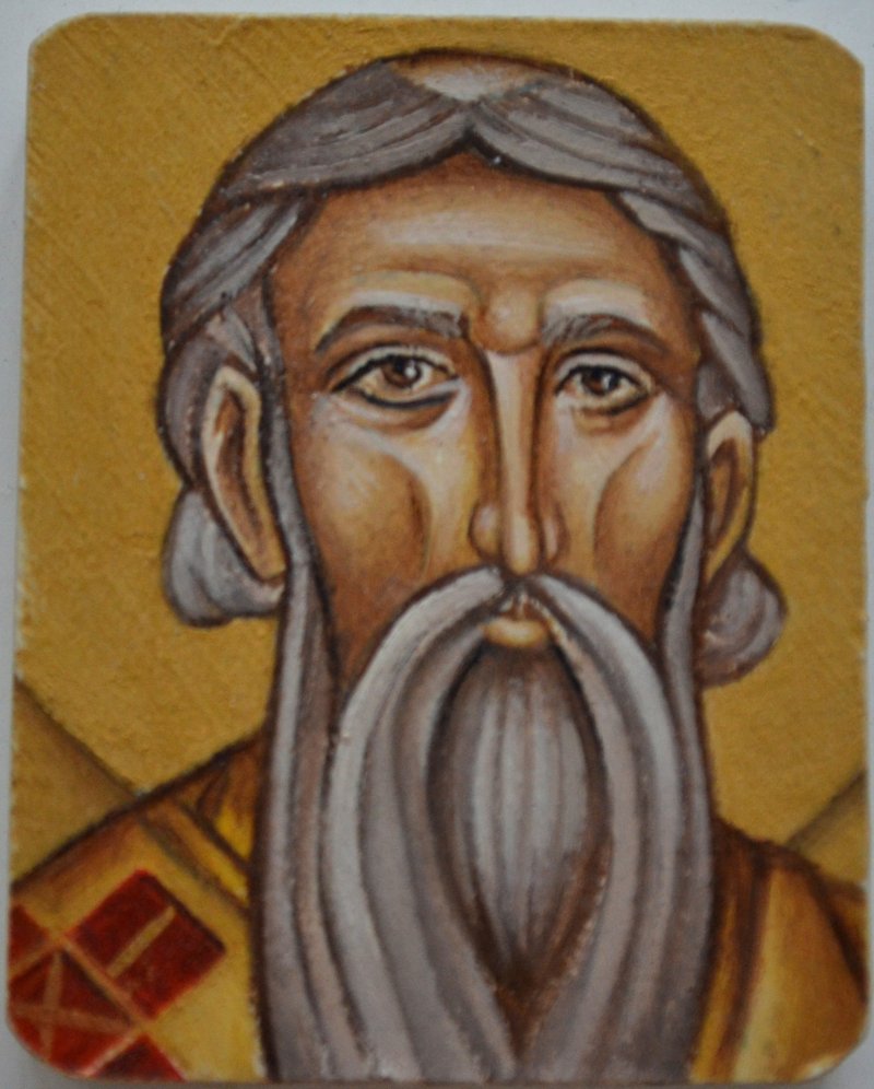 Icon Saint Sava, Painting Pavic Sara