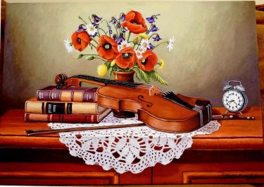 Mrtva priroda sa violinom