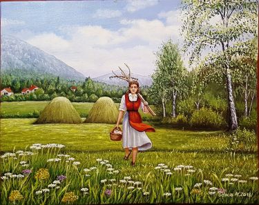 Landscape of Zaplanje,  by Milenović Božidar