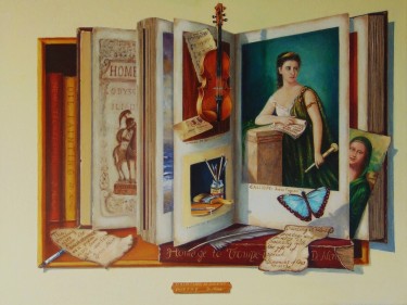 Painting is Silent Poetry by Dobrosavljevic Nino
