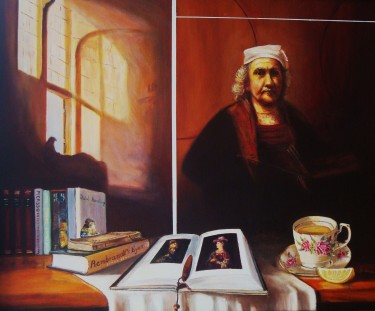 Tea Time with Rembrandt by Dobrosavljevic Nino