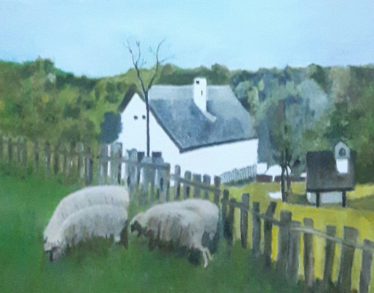 Grazing sheep