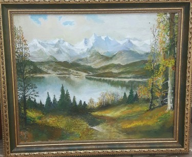 Autumn on the lake 1 by Markovic Branka