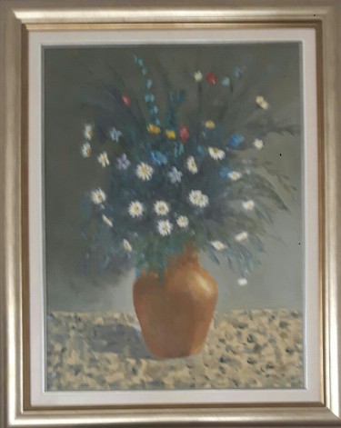 Polish flowers in a vase 5 by Markovic Branka