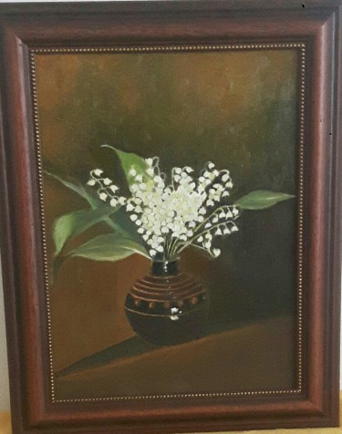 Lily of the valley in a vase by Markovic Branka