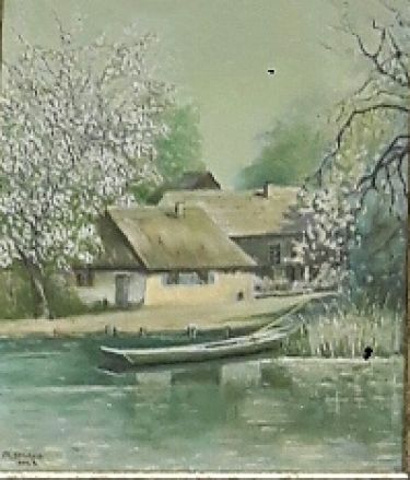 heavenly life by the river by Markovic Branka