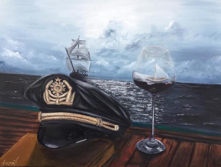 A ship in a glass