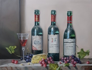 Bottles of wine by Vujinovic Vesna