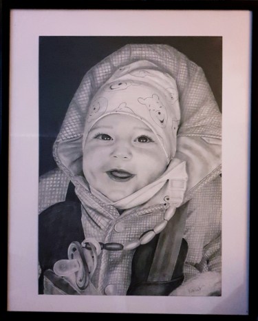 Pencil portrait by Vujinovic Vesna