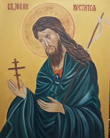 Saint John the Baptist by Vujinovic Vesna