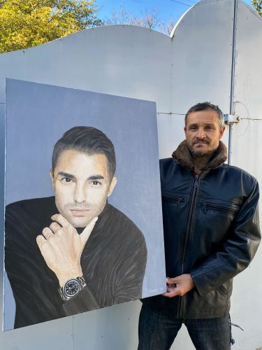 Portret - ulje na platnu by Klipa Goran