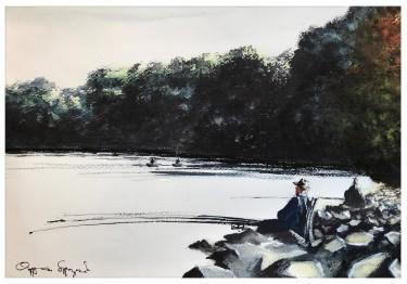At Danube by Spasojevic Ognjen