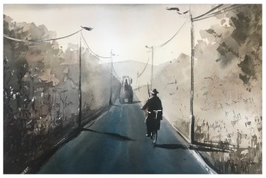 On the road by Spasojevic Ognjen