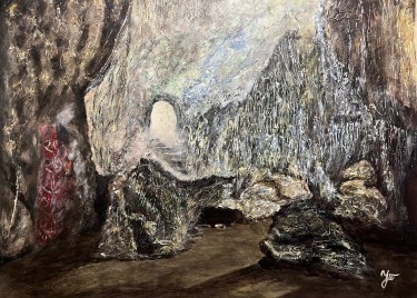 Secret of a cave by Jelena Tankosic