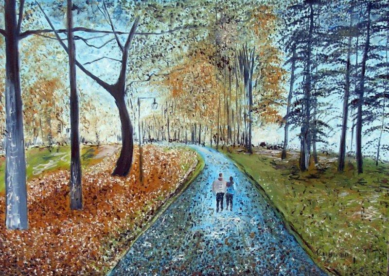 Park ljubavi i prijateljstva, Painting Lazarevic Sinisa