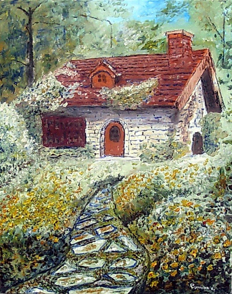 In the embrace of memory, Painting Lazarevic Sinisa