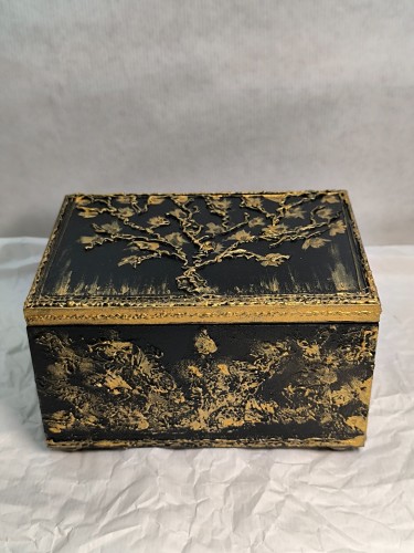 DECORATIVE BOX-GOLDEN BLACK 6-UNIQUE by Jelić Maja