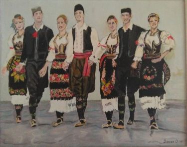 Kolo, traditional dance in Serbia