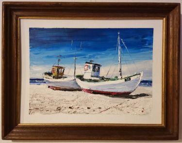 Fishing boats by Kuzmanov Zoran