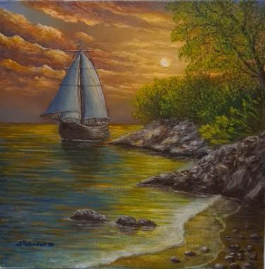 At sunset by Petrovic Vesna