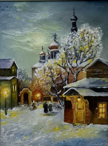 winter in the village