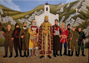 Serbian warriors by Barbek Bojan