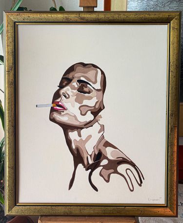 Devojka sa cigaretom by Kushinski Marin