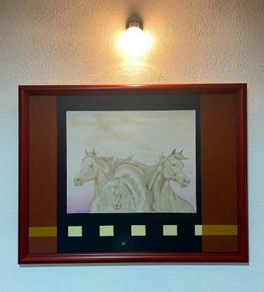 Three horses by Kushinski Marin