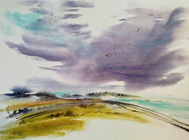 Watercolor Landscape 2 by Godnič Bakoš Žanet
