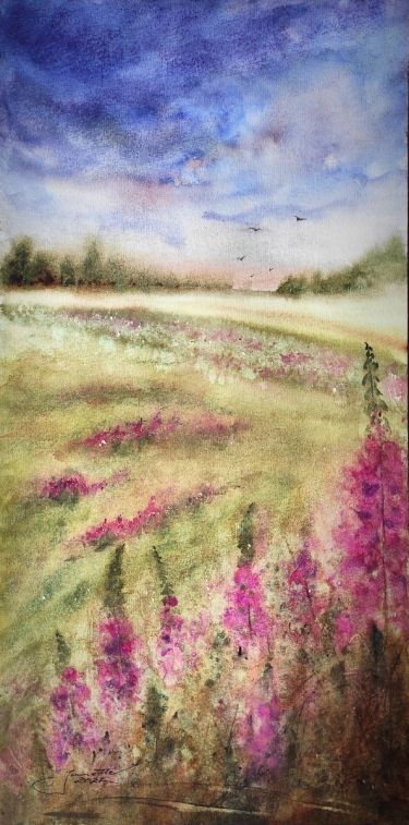 Blooming Meadow,  by Godnič Bakoš Žanet